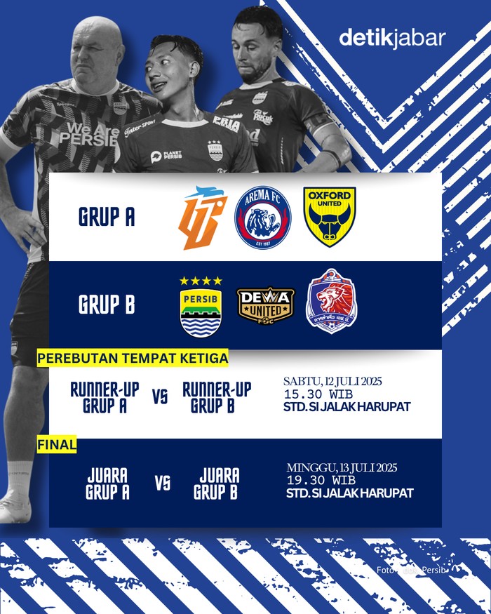 Jadwal Persib di Piala Presiden 2025.