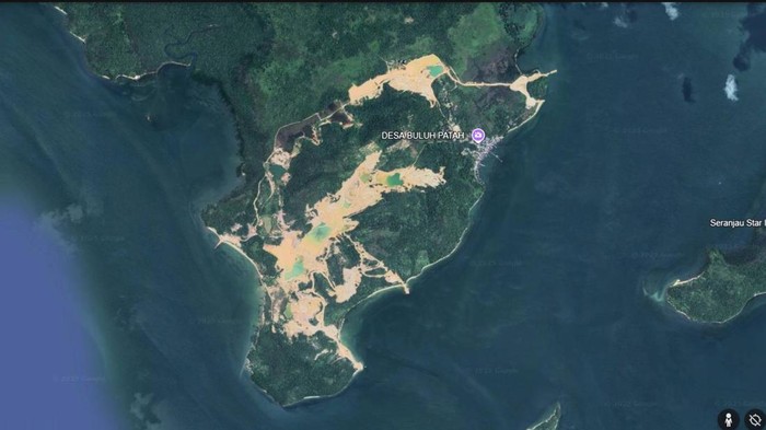 Jejak tambang di Pulau Citlim