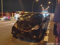 Sugito Dilarikan ke RS Usai Laka di Jembatan Musi VI Palembang