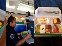 Video: Santap Menu Makanan di Pesawat Kepresidenan, Gimana Rasanya?