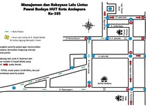 Ada Pengalihan Lalin Saat Pawai Budaya HUT Amlapura Siang Ini, Simak Rutenya
