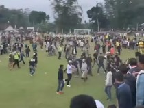 Laga Sepakbola di Temanggung Ricuh, Penonton Masuk Lapangan Kejar Wasit