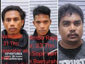 Tampang 2 Honorer-1 Pedagang Curi Sapi Pakai Ekskavator di TPA Makassar