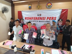 Pengedar Narkoba Ditangkap di Magelang, Barang Bukti Sabu 1,63 Ons