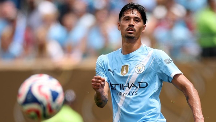 PHILADELPHIA, PENNSYLVANIA - JUNE 18:  Tijjani Reijnders of Manchester City during the FIFA Club World Cup 2025 group G match between Manchester City FC and Wydad AC at Lincoln Financial Field on June 18, 2025 in Philadelphia, Pennsylvania. (Photo by Carl Recine - FIFA/FIFA via Getty Images)