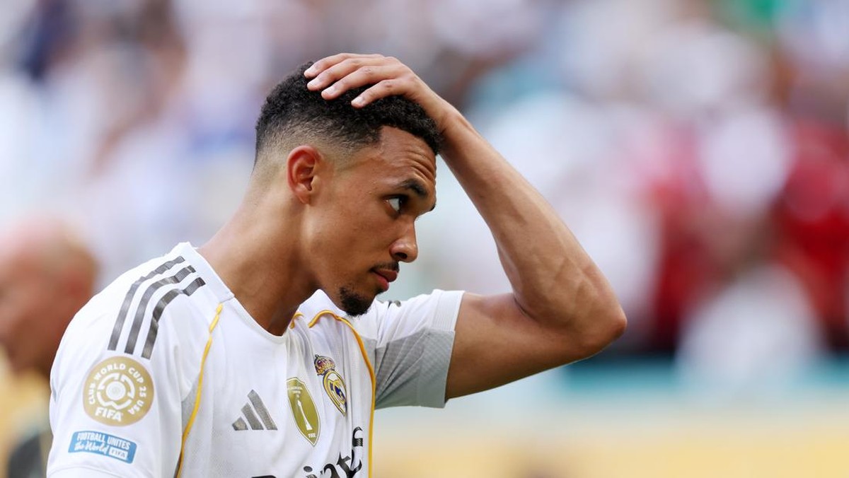 Trent Alexander-Arnold di Real Madrid. (Foto: Dan Mullan/Getty Images)
