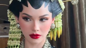 Potret Alyssa Daguise Bak Ratu Jawa di Acara Ngunduh Mantu, Pakai Kebaya Biyan