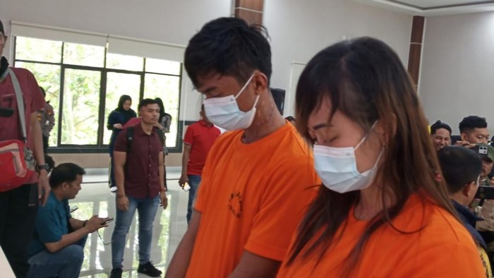 Foto: Pasangan kekasih ditangkap bawa 15 Kg sabu (Dok Ist)