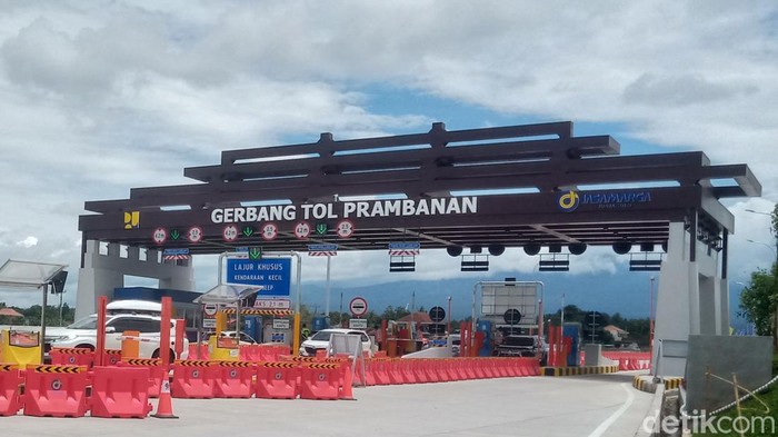 GT tol Prambanan, Kecamatan Jogonalan, Klaten. Foto diunggah pada Jumat (20/6/2025).