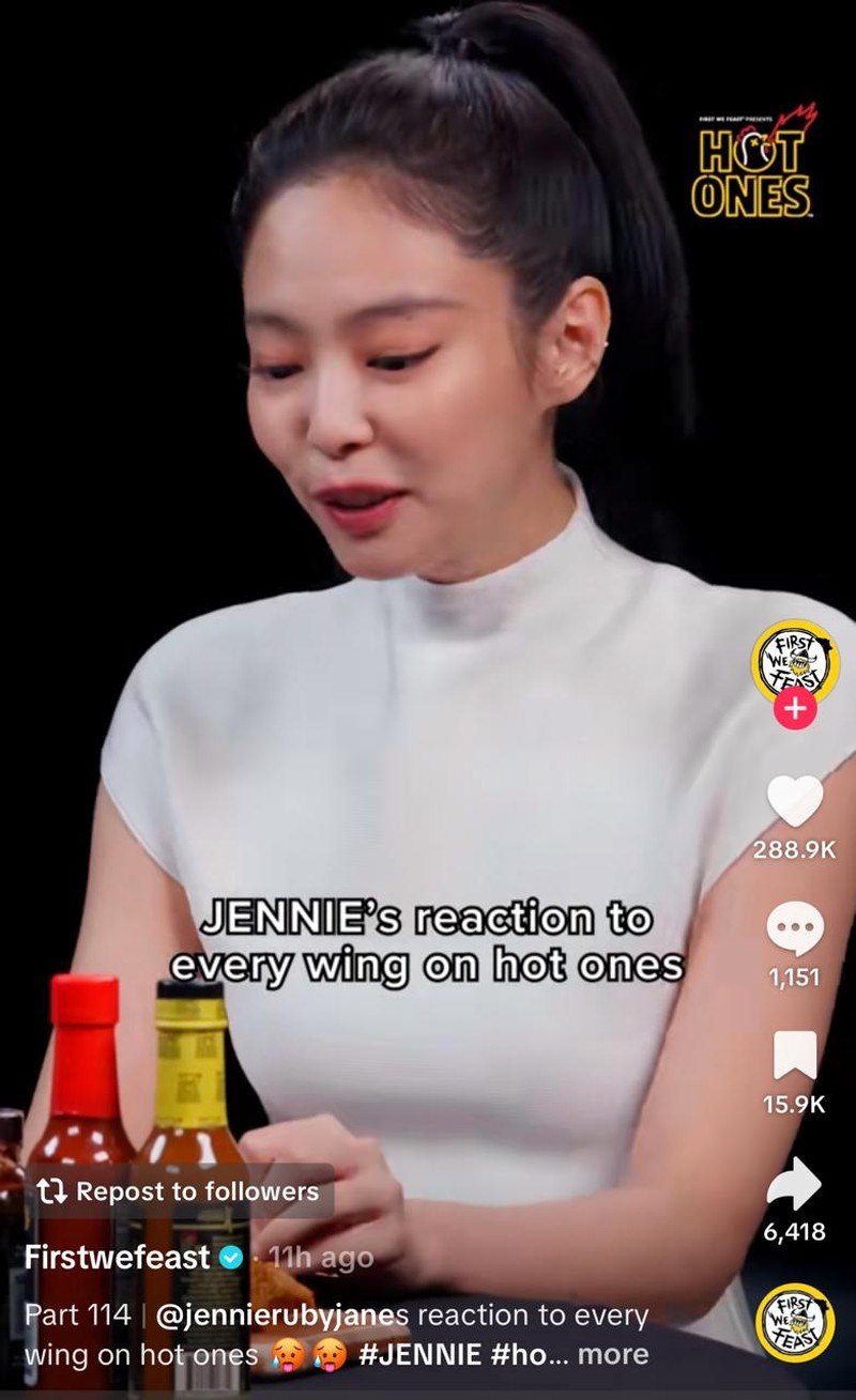 Jennie ‘BLACKPINK’ Tersiksa Makan Chicken Wings Pedas