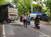 Adu Banteng Bus Bintang Asri Vs Truk Tangki di Luwu, 3 Orang Luka