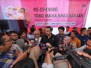 Menteri Maman Reopening Toko UMKM di Banjarbaru Usai Kasus Label Kedaluwarsa