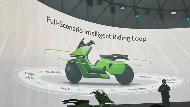 Motor listrik Omoway resmi diperkenalkan di Indonesia