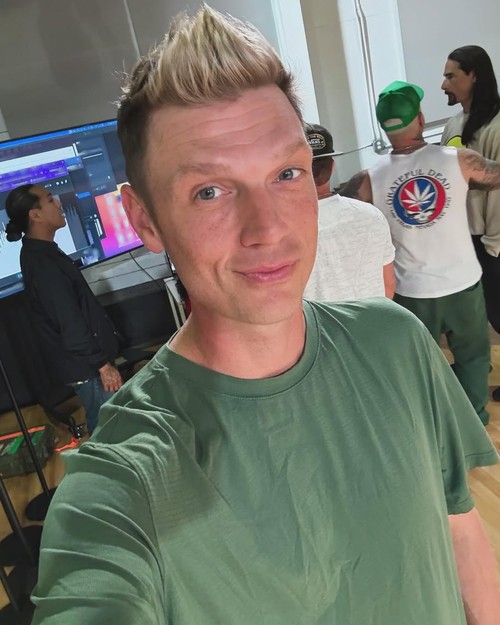 Personel Backstreet Boys, Nick Carter, dalam foto yang diunggah ke Instagram pribadinya.