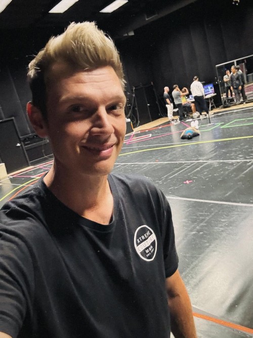 Personel Backstreet Boys, Nick Carter, dalam foto yang diunggah ke Instagram pribadinya.