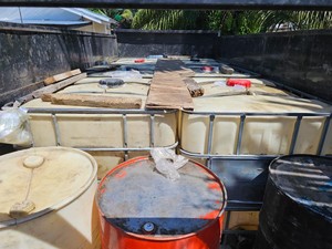 Polisi Bongkar Penimbunan 10.695 Liter BBM Pertalite di Rokan Hulu Riau