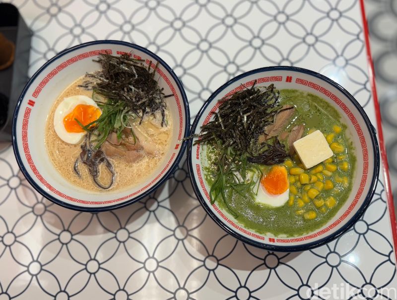 Nekat Nyobain Ramen Kuah Matcha, Gimana Ya Rasanya?