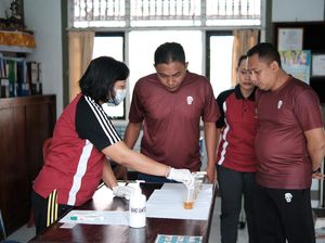 Warga Binaan Lapas Tabanan Dites Urine, Apa Hasilnya?