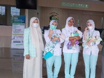 Cerita Ibu di Sukabumi Lahirkan Bayi Laki-laki Kembar Tiga