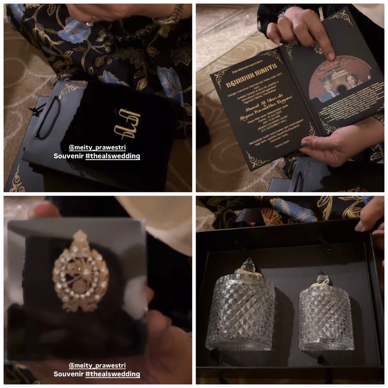 Souvenir ngunduh mantu Al Ghazali-Alyssa Daguise