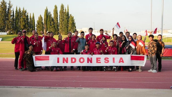 Timnas Para Atletik Indonesia meraih 8 medali emas pada World Para Athletics Grand Prix Tunisia (dok istimewa)