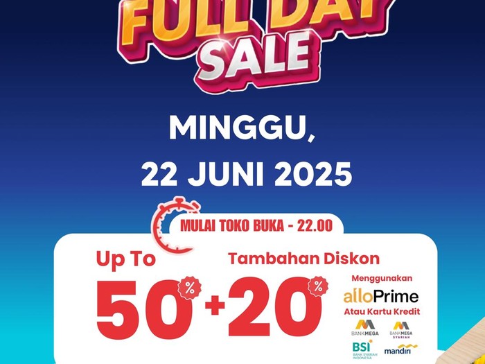 Transmart Full Day Sale 22 Juni