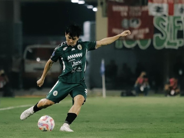 Wahyudi Hamisi saat membela PSS Sleman. Diunggah Jumat (20/6/2025).