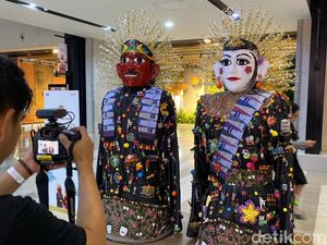 HUT Ke-498 Jakarta, Ondel-ondel Bersolek Pakai Baju 3 Desainer Ternama