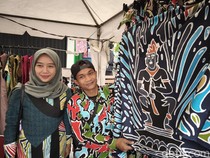 Batik Unik Karya Difabel Ramaikan Pameran UMKM di Bandung