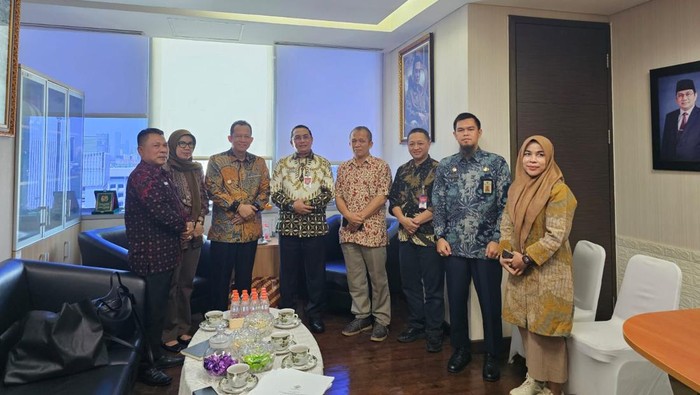 Bupati Muaro Jambi Bambang Bayu Suseno (BBS) saat Audensi bahas soal BUMD di Jakarta