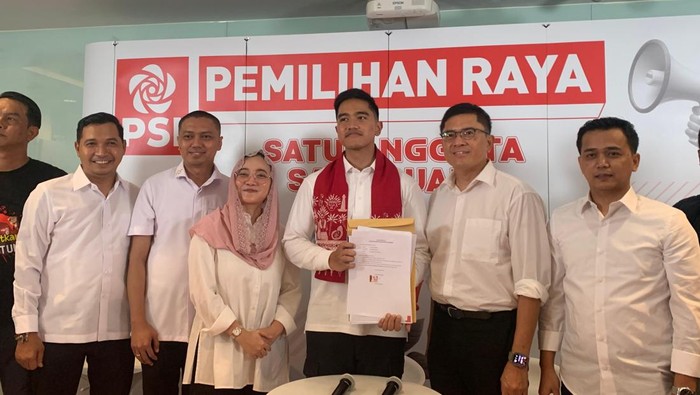 Kaesang Pangarep resmi mendaftarkan diri sebagai caketum PSI.