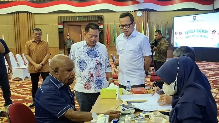 Kepala daerah menjalani pemeriksaan kesehatan menjelang retret gelombang kedua.