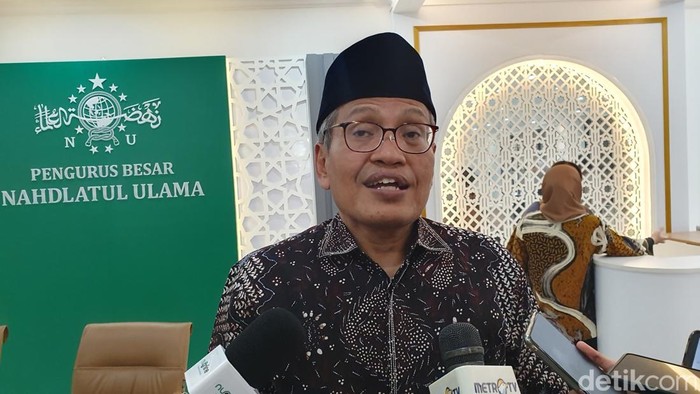 Ketua PBNU KH Ulil Abshar Abdalla (Gus Ulil), saat ditemui di Gedung PBNU, Jakarta, Jumat (20/6/2025)