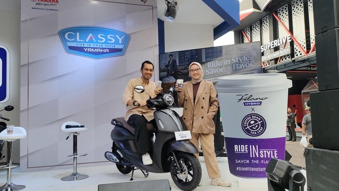 Kolaborasi Yamaha Grand Filano x Coffee Bean