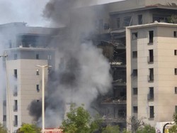 Video: Kawasan Kantor Microsoft di Israel Terbakar Kena Rudal Iran