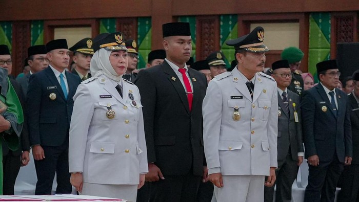 Lisa Halaby-Wartono Dilantik Jadi Wali Kota-Wakil Wali Kota Banjarbaru