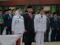 Lisa Halaby-Wartono Dilantik Jadi Wali Kota-Wakil Wali Kota Banjarbaru