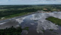 Bendungan ini juga memiliki potensi untuk dikembangkan sebagai destinasi wisata berbasis air, sejalan dengan pengembangan kawasan berbasis ekonomi lokal. Dok. Kementerian Pekerjaan Umum