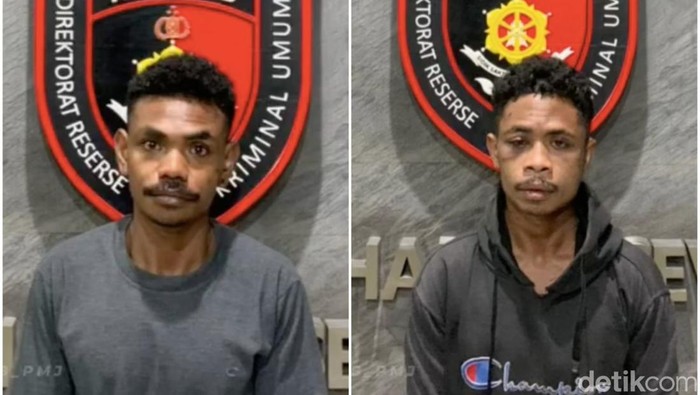 Polisi mengungkap EK alias EKK dan YL alias YLK, kedua pelaku pencabulan dan pengeroyokan adik Bahar bin Smith dalam kondisi di bawah pengaruh alkohol alias mabuk. (dok Resmob PMJ)