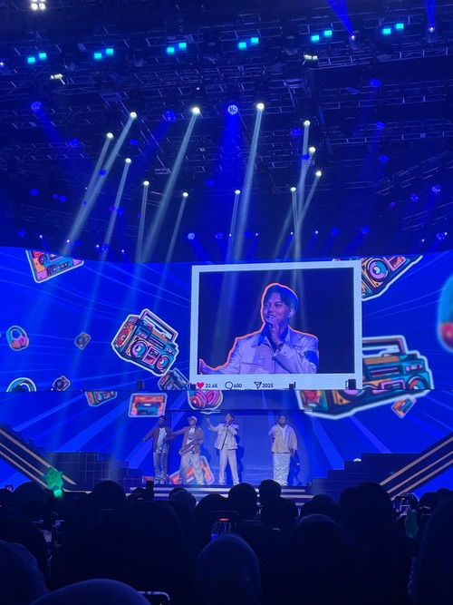 Rizky Febian di Allo Bank Festival 2025.