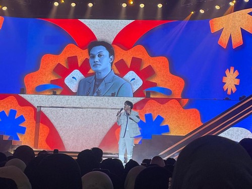 Rizky Febian di Allo Bank Festival 2025.