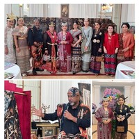 “Secara tidak langsung, kami membantu para perajin NTT.  Setiap daerah punya ciri khas tersendiri, demikian juga NTT. Saya juga baru tahu, semua tenun NTT punya makna tersendiri,” ujar Titiek dalam sebuah video yang diunggah di Instagram-nya. (Foto: Instagram/@titieksoeharto)