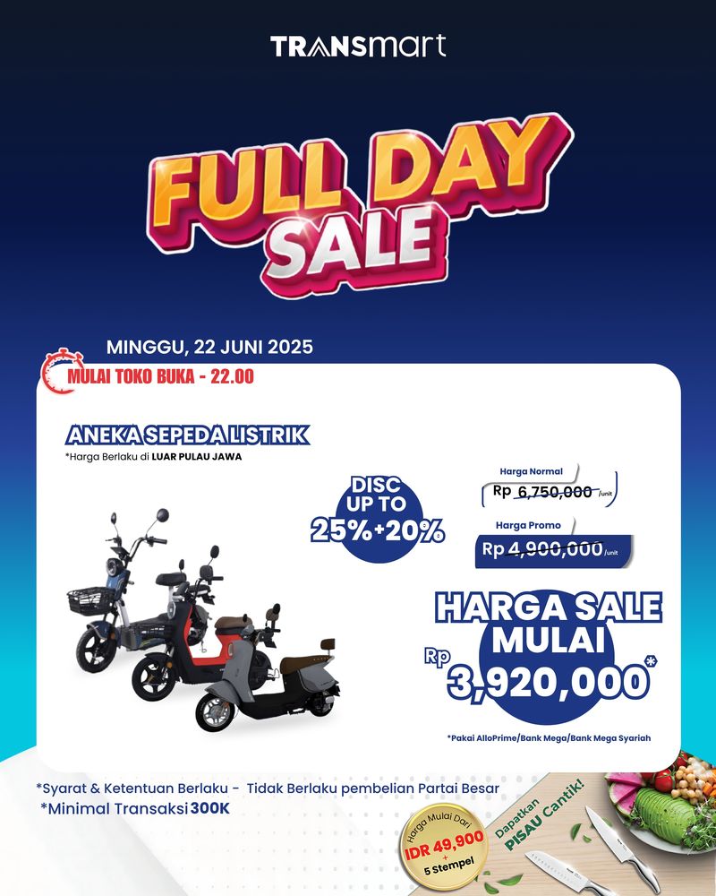 Transmart Full Day Sale 22 Juni 2025