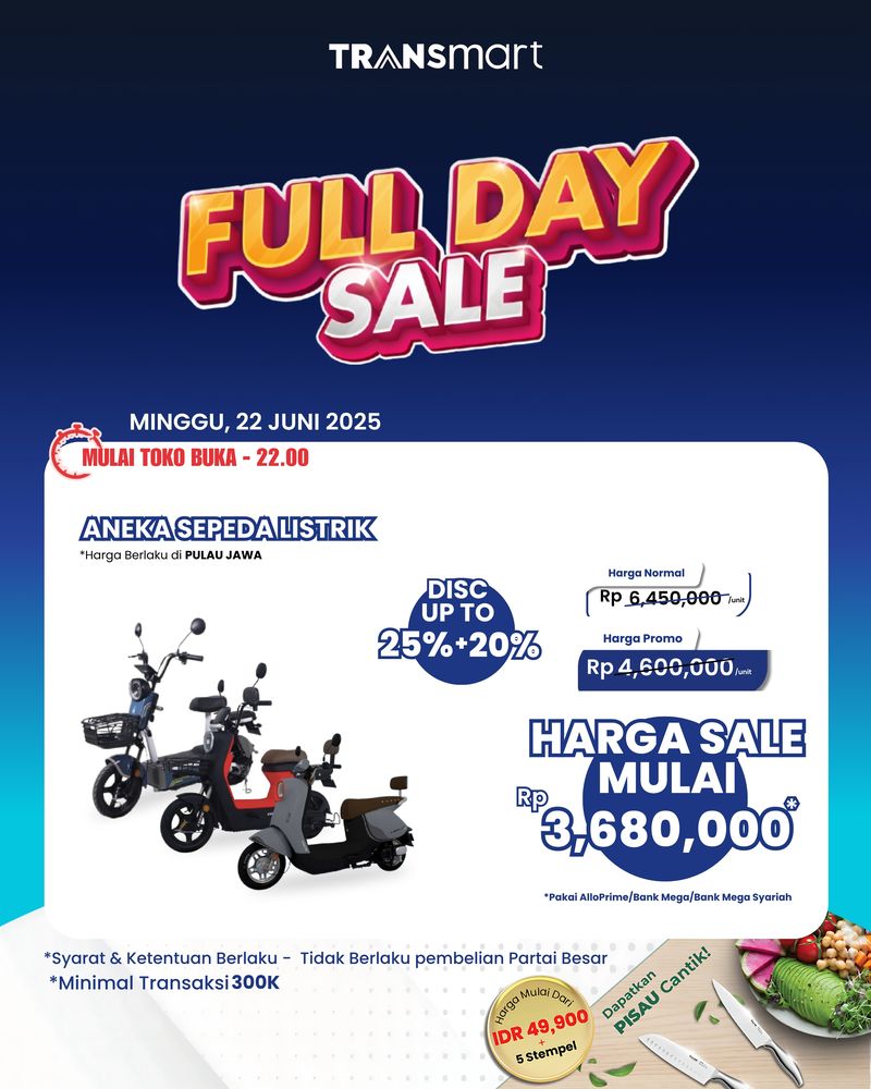 Transmart Full Day Sale 22 Juni 2025