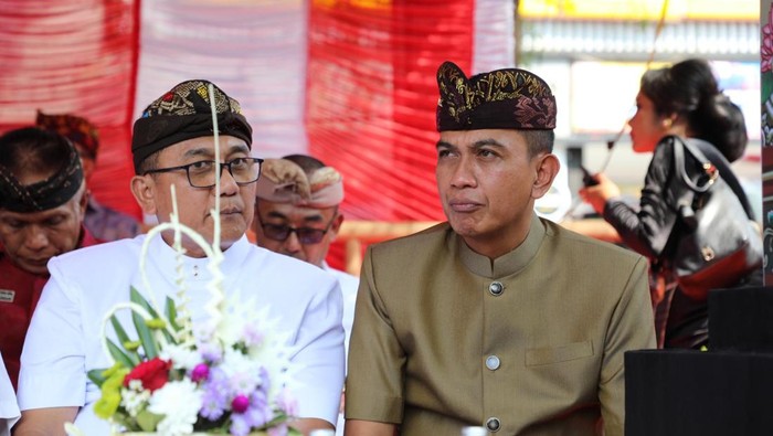 Wakapolda Bali Brigjen Komang Sandi Arsana menghadiri pembukaan sekaligus pawai budaya (Peed Aya) Pesta Kesenian Bali (PKB) ke-47 tahun 2025, Sabtu (21/6/2025).