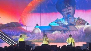 XODIAC baru aja tampil nih dengan melantunkan lagu Better With You. Lagu itu dinyanyikan langsung oleh Zayyan, Leo, dan Xing. Foto: Pingkan/detikcom