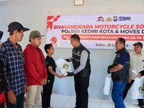 Sambut HUT Bhyangkara Ke-79 Polres Kediri Kota Gelar Baksos