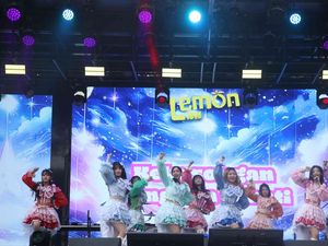 Asam Manis Girl Band Lemon di Allo Bank Festival 2025