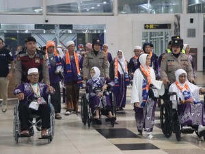376 Jemaah Haji Mendarat Darurat di Kualanamu Dipulangkan Dini Hari Tadi