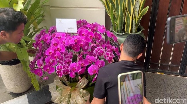 Anggrek Ungu dari Prabowo untuk Jokowi yang Ulang Tahun